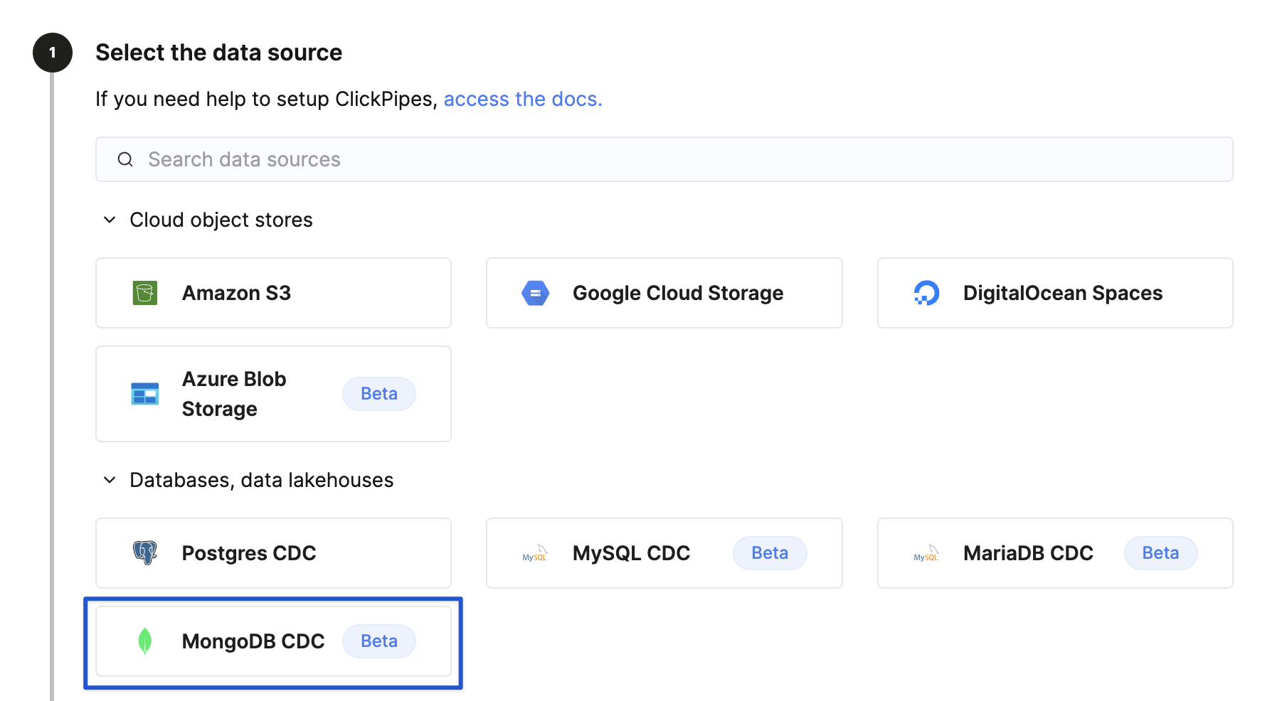 MongoDB 선택